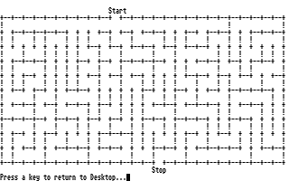 Computer Maze Maker atari screenshot